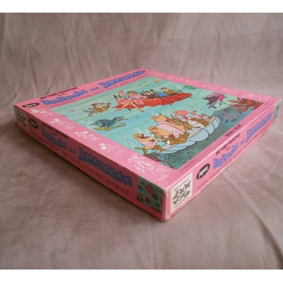 Vintage Jaymar Disney Bedknobs and Broomsticks Briny Beat 100 PC Puzzle Complete - Picture 4 of 9